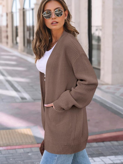 NATALIA Cardigan, lavorata a maglia