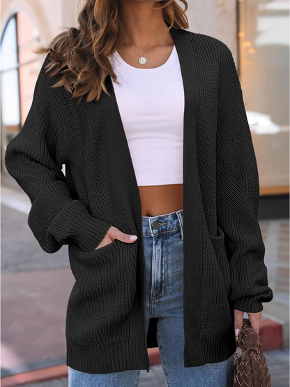 NATALIA Cardigan, lavorata a maglia