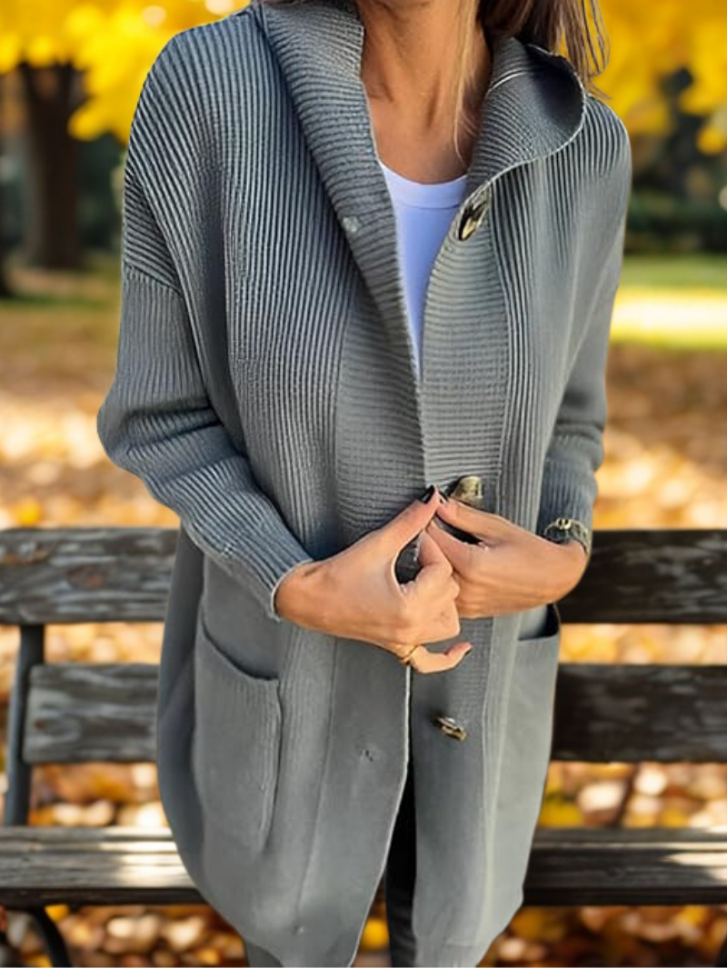 MELISSA Cardigan con cappuccio
